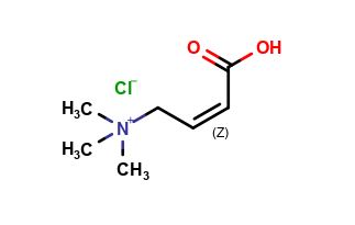 (Z)-3-carboxy-N,N,N-trimethylprop-2-en-1-aminium chloride