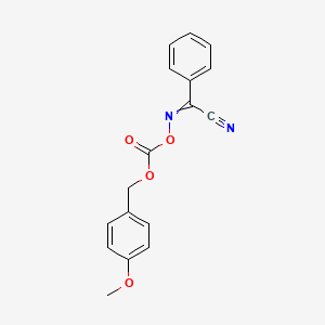 (Z)-N-((4-Methoxybenzyloxy)carbonyloxy) benzimidoyl cyanide