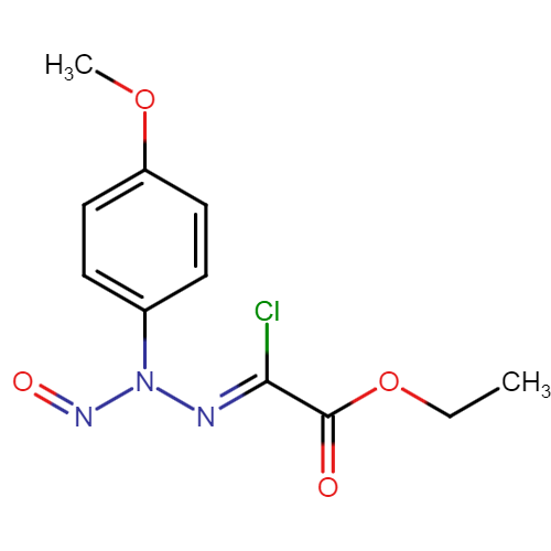 (Z)-ethyl 2-chloro-2-(2-(4-methoxyphenyl)-2-nitrosohydrazono)acetate