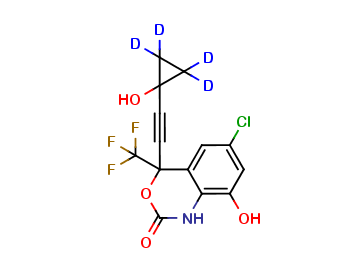 rac 8,14-Dihydroxy Efavirenz-d4