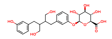 (rac-Enterodiol)-O-glucuronide (Mixture Of Diastereomers)