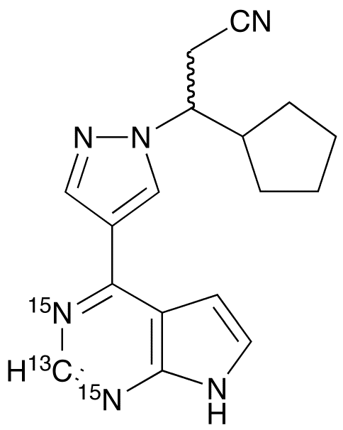 rac-Ruxolitinib-13C,15N2