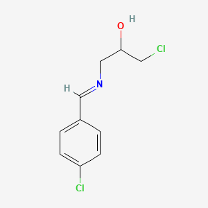 (s)-1-chloro-3-[(4-chloro-benzylidene)-amino]-propan-2-ol