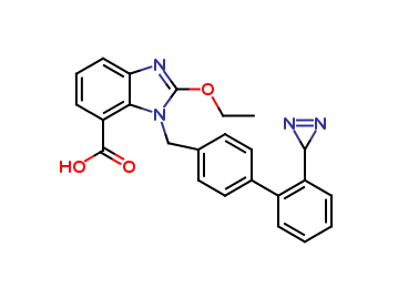 1-((2'-(3H-diazirin-3-yl)-[1,1'-biphenyl]-4-yl)methyl)-2-ethoxy-1H-benzo[d]imidazole-7-carboxylic ac
