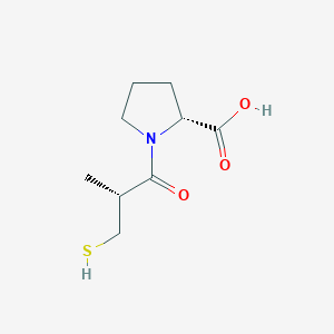 1-[(2R)-3-Mercapto-2-methyl-1-oxopropyl]-D-proline