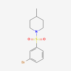 1-((3-Bromophenyl)sulfonyl)-4-methylpiperidine