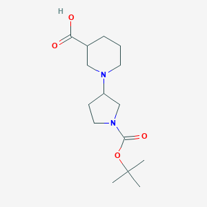 1-(1-(tert-Butoxycarbonyl)pyrrolidin-3-yl)piperidine-3-carboxylic acid