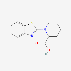 1-(1,3-Benzothiazol-2-YL)piperidine-2-carboxylic acid