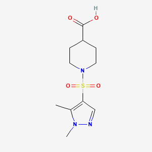 1-(1,5-Dimethyl-1H-pyrazole-4-sulfonyl)-piperidine-4-carboxylic acid