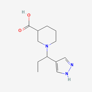 1-(1-Ethyl-1H-pyrazol-4-ylmethyl)-piperidine-3-carboxylic acid