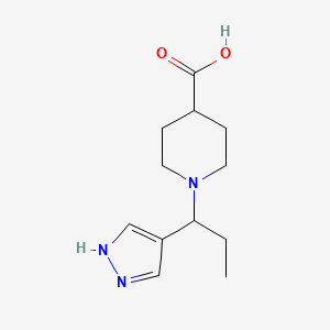 1-(1-Ethyl-1H-pyrazol-4-ylmethyl)-piperidine-4-carboxylic acid