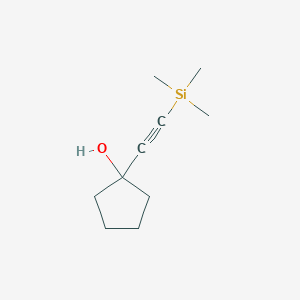 1-[2-(Trimethylsilyl)ethynyl]cyclopentan-1-ol