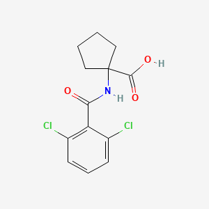 1-(2,6-Dichloro-benzoylamino)cyclopentanecarboxylic acid
