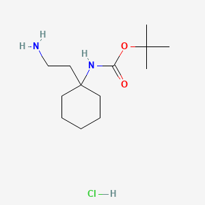 1-(2-Aminoethyl)-n-boc-cyclohexylamine, HCl