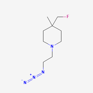 1-(2-Azidoethyl)-4-(fluoromethyl)-4-methylpiperidine