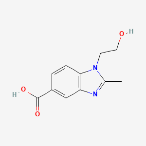 1-(2-Hydroxyethyl)-2-methyl-1H-benzoimidazole-5-carboxylic acid