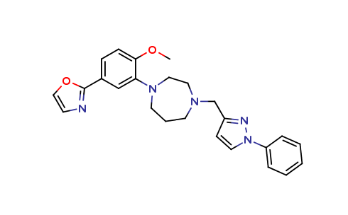 1-(2-Methoxy-5-oxazol-2-yl-phenyl)-4-(1-phenyl-1H-pyrazol-3-ylmethyl)-[1,4]diazepane