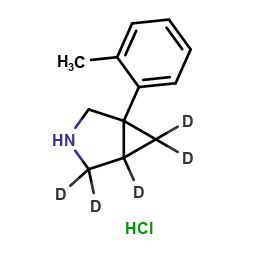 1-(2-Methylphenyl)-3-azabicyclo[3.1.0]hexane Hydrochloride-d5