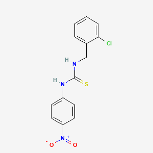 1-(2-chlorophenyl)methyl)-3-(4-nitrophenyl)thiourea