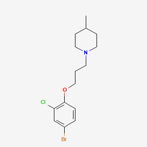 1-(3-(4-Bromo-2-chlorophenoxy)propyl)-4-methylpiperidine