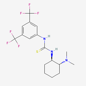1-(3,5-Bis(trifluoromethyl)phenyl)-3-((1R,2R)-2-(dimethylamino)cyclohexyl)thiourea