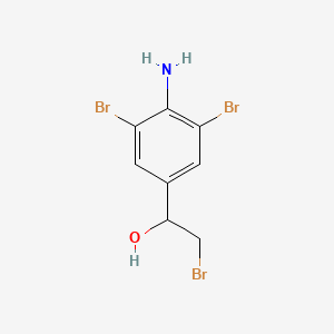 1-(3,5-Dibromo-4-aminophenyl)-2-bromoethanol