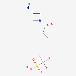 1-(3-Aminoazetidin-1-yl)prop-2-en-1-one, trifluoromethanesulfonic acid