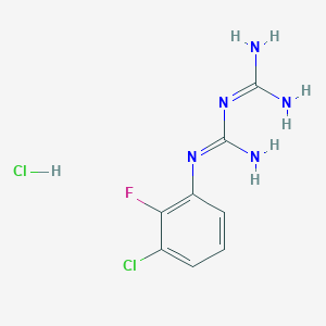 1-(3-Chloro-2-fluorophenyl)biguanide hydrochloride