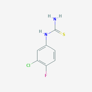 1-(3-Chloro-4-fluorophenyl)-2-thiourea