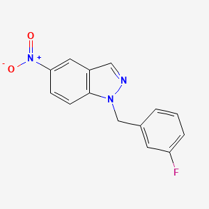 1-(3-Fluorobenzyl)-5-nitro-1H-indazole
