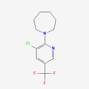1-[3-chloro-5-(trifluoromethyl)pyridin-2-yl]azepane