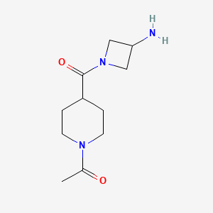 1-(4-(3-Aminoazetidine-1-carbonyl)piperidin-1-yl)ethan-1-one