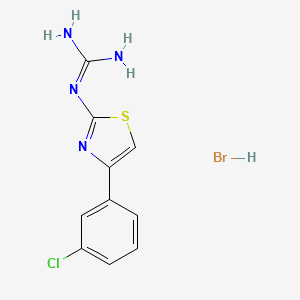 1-(4-(3-Chlorophenyl)thiazol-2-yl)guanidine Hydrobromide