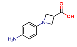 1-(4-Aminophenyl)azetidine-3-carboxylic acid