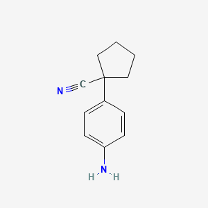 1-(4-Aminophenyl)cyclopentanecarbonitrile