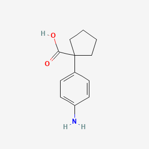 1-(4-Aminophenyl)cyclopentanecarboxylic acid