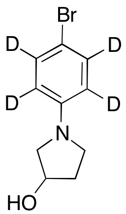 1-(4-Bromophenyl-d4)-3-pyrrolidinol