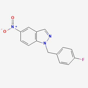1-(4-Fluorobenzyl)-5-nitro-1H-indazole
