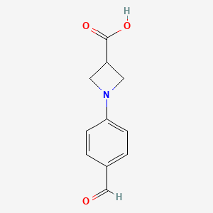 1-(4-Formylphenyl)azetidine-3-carboxylic Acid