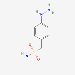 1-(4-Hydrazineylphenyl)-N-methyl methanesulfonamide