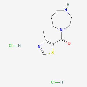 1-(4-Methyl-1,3-thiazole-5-carbonyl)-1,4-diazepane dihydrochloride