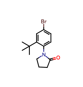 1-(4-bromo-2-(tert-butyl)phenyl)pyrrolidin-2-one