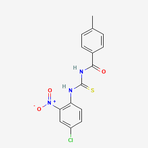 1-(4-chloro-2-nitrophenyl)-3-(4-methylbenzoyl)thiourea