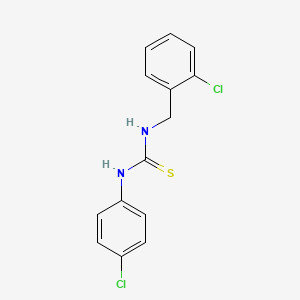 1-(4-chlorophenyl)-3-(2-chlorophenyl)methyl)thiourea