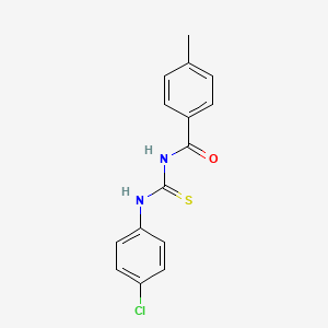 1-(4-chlorophenyl)-3-(4-methylbenzoyl)thiourea