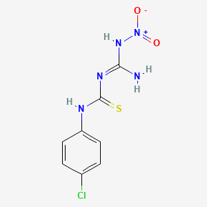 1-(4-chlorophenyl)-3-[imino(nitroamino)methyl]thiourea