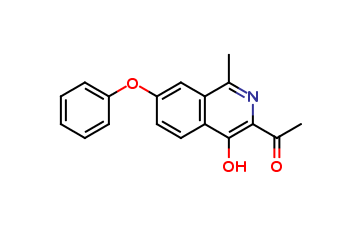 1-(4-hydroxy-1-methyl-7-phenoxyisoquinolin-3-yl)ethan-1-one