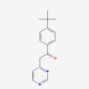 1-(4-tert-Butylphenyl)-2-pyrimidin-4-ylethanone