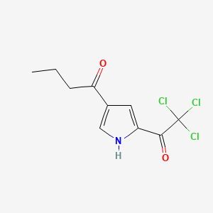 1-[5-(2,2,2-Trichloroacetyl)-1H-pyrrol-3-yl]-1-butanone