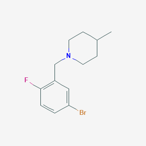 1-(5-Bromo-2-fluorobenzyl)-4-methylpiperidine